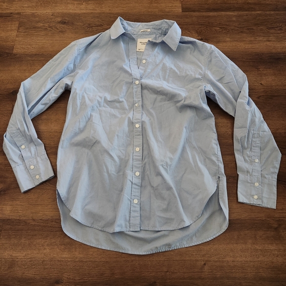 Abercrombie And Fitch Oversizes Dress Shirt Size Small - Picture 1 of 4